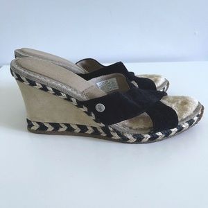 UGG women’s wedge sandals .